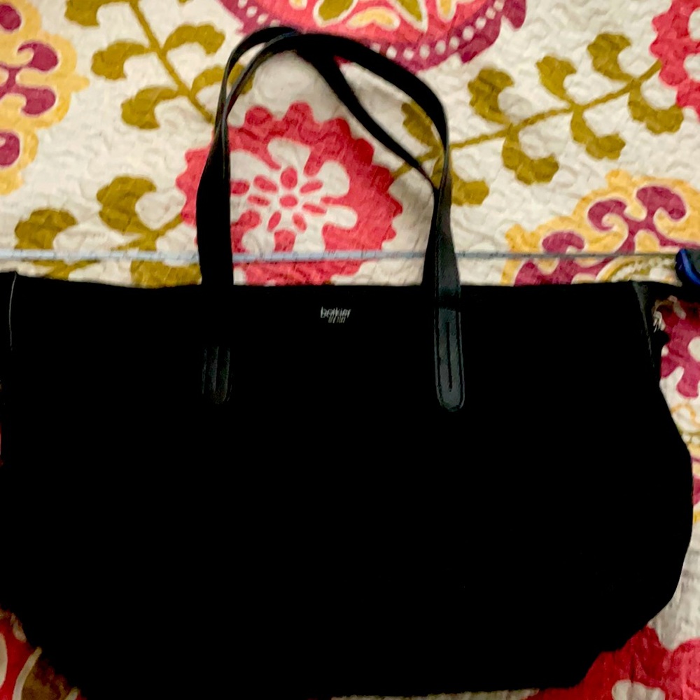 Botkier black casual purse with tassels